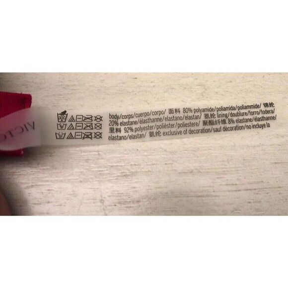 Victoria's Secret 11200594 Sz Small Wicked Rose Shine Band Triangle Bikini Top - Picture 5 of 6